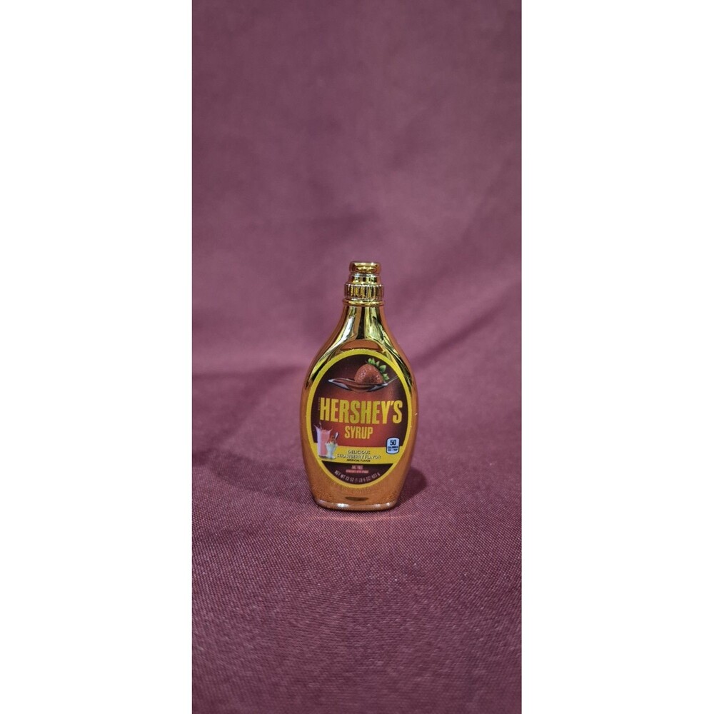 Zuru Mini Brands Series 3 GOLD HERSHEY'S STRAWBERRY SYRUP Rare Miniature Toy